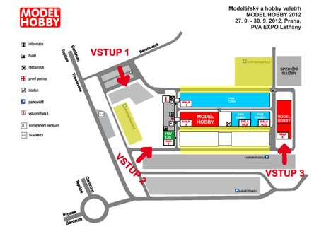 Parkoviště PVA Letňany 2012