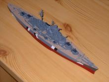 Bismarck - další fáze povrchové úpravy