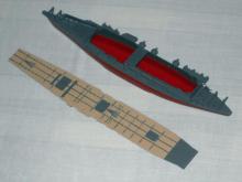 Druhá strana paluby Akagi