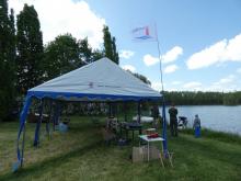 Vlajka povětšinou vlála.