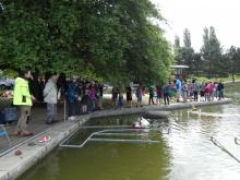 Zájem o jízdu s modelem byl velký.