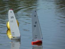 Vítězné lodě Vladimíra Synka a Terezy Seberové