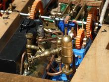 Kolesový parník Arpád - podpalubí