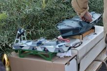 Nechyběla vojenská kamufláž.