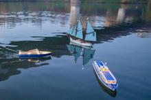 RomanT vzal plachetnici a Svenny Vizibusz z Orlické přehrady.