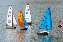 Plachetnice Footy těsně před startem