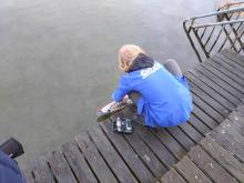 K dispozici bylo i menší dřevené molo.