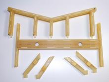 Zadní stojna v rozsypu.