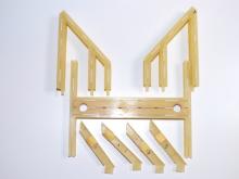 Přední stojna v rozsypu.