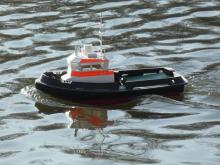 Dejvův rozpracovaný remorkér