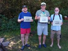 Vítězové čtvrthodinového závodu kolesových parníků