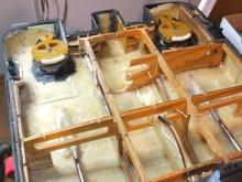 Postupná separace žebra