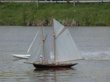 Rychlým modelům nemůže plachetnice Benjamin W. Latham  Martina Bartičky konkurovat.