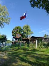 Nechyběla česká vlajka.