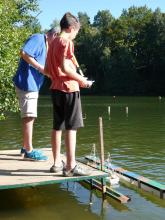 Petr Vladyka dokuje s Falke (F4B).