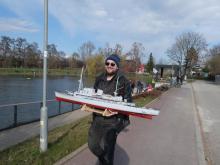 Vojta Tomek se svým modelem