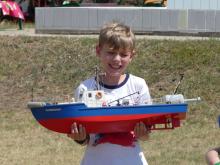 Mikuláš Ferjančič se svým Hydrografem (10. místo F2A Junior) patřil k nejmladším účastníkům.